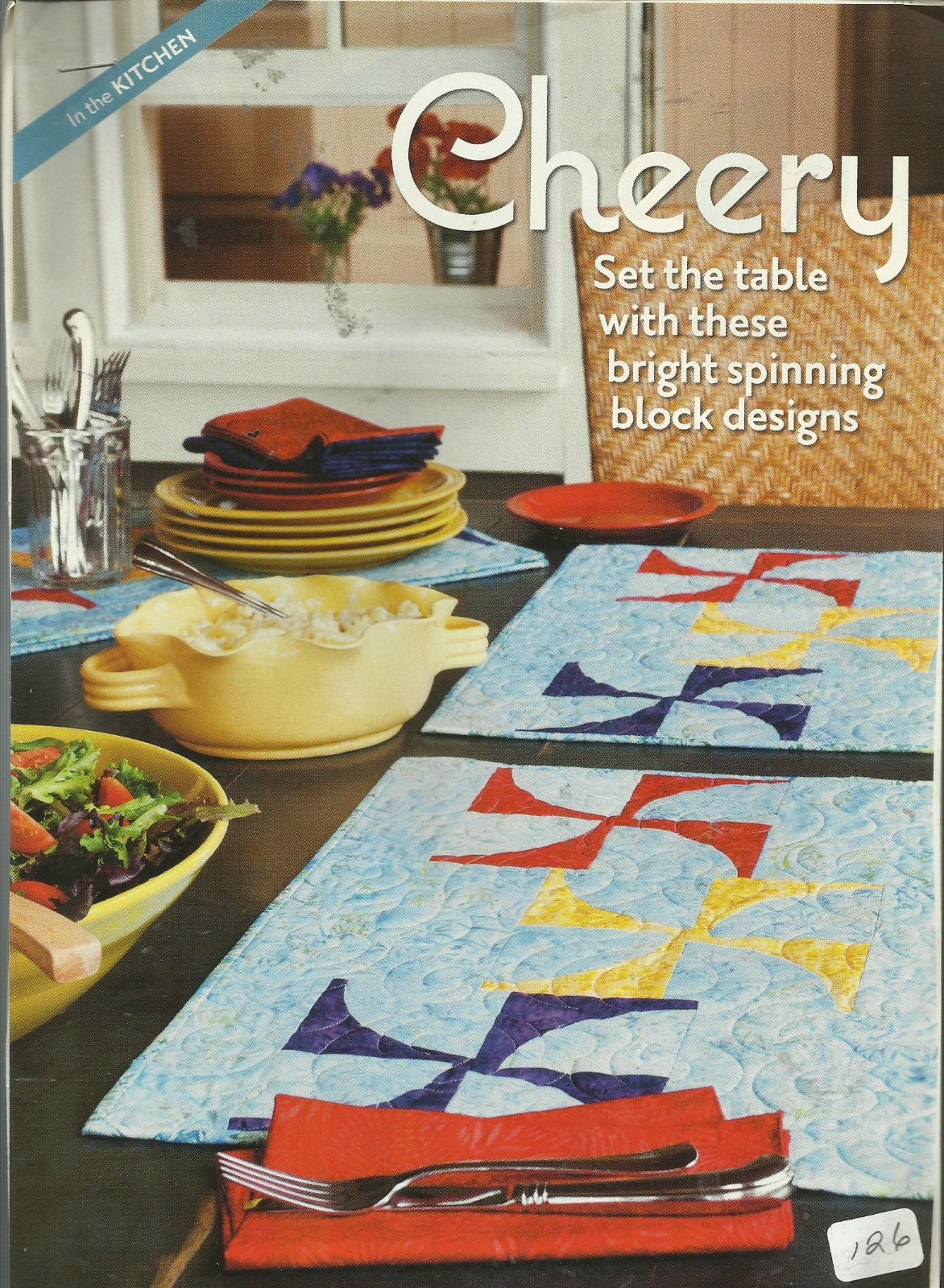 D0167 CHEERY PLACEMATS QUILT PATTERN/INSTRUCTIONS