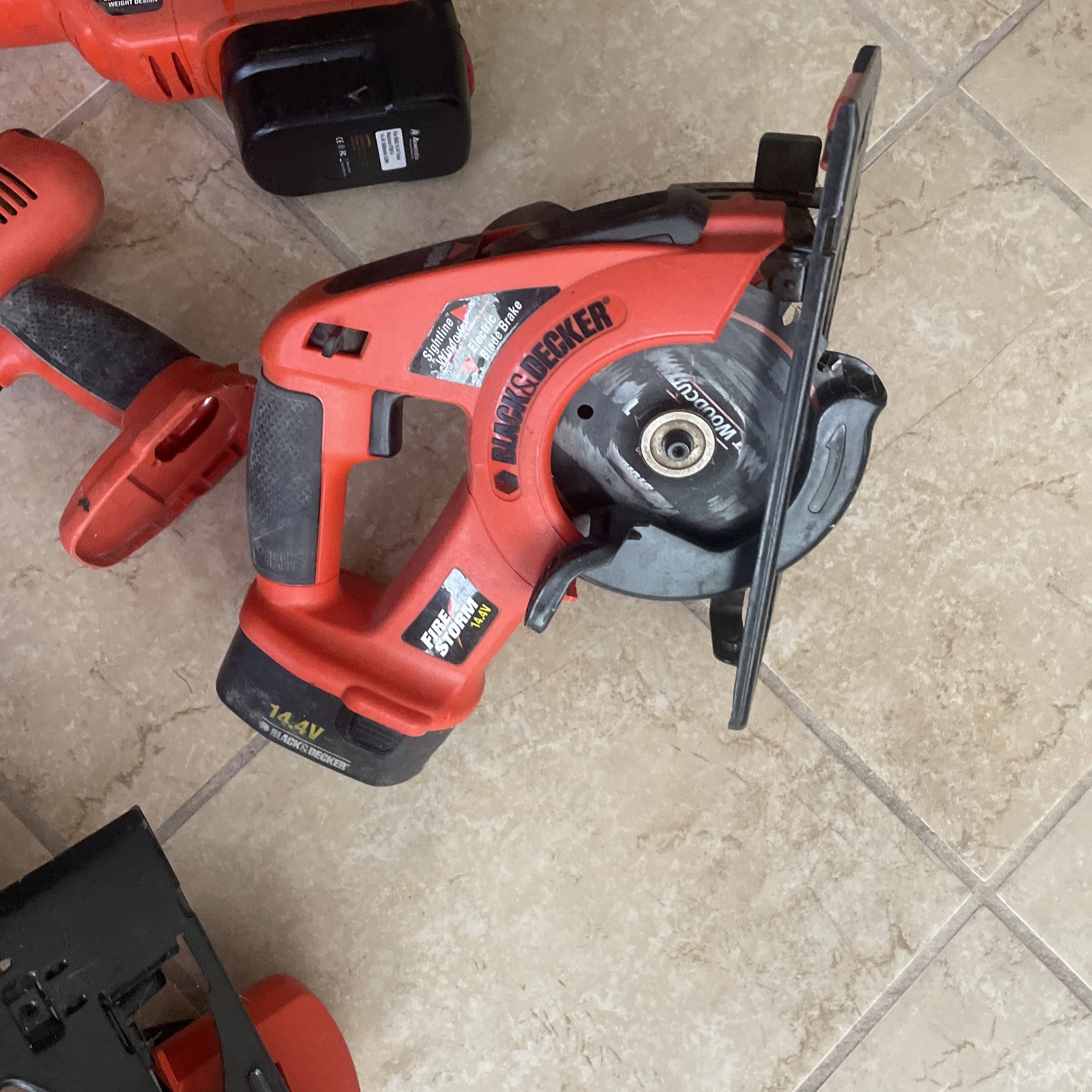 firestorm black and decker Tools Saw/ Sander Drills Tool Lot Untested