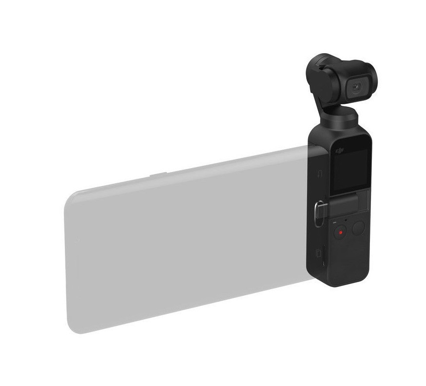 DJI Osmo Pocket-Handheld 3-Axis Gimbal Stabilizer with integrated Camera