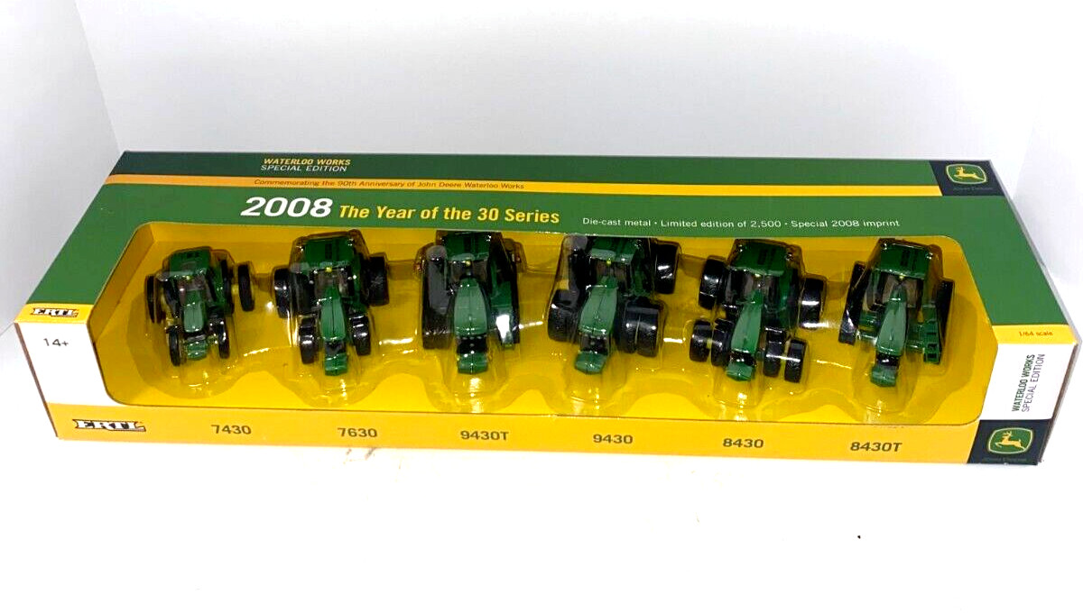 1/64 John Deere 30 Series Waterloo Works Special Edition Set NIB