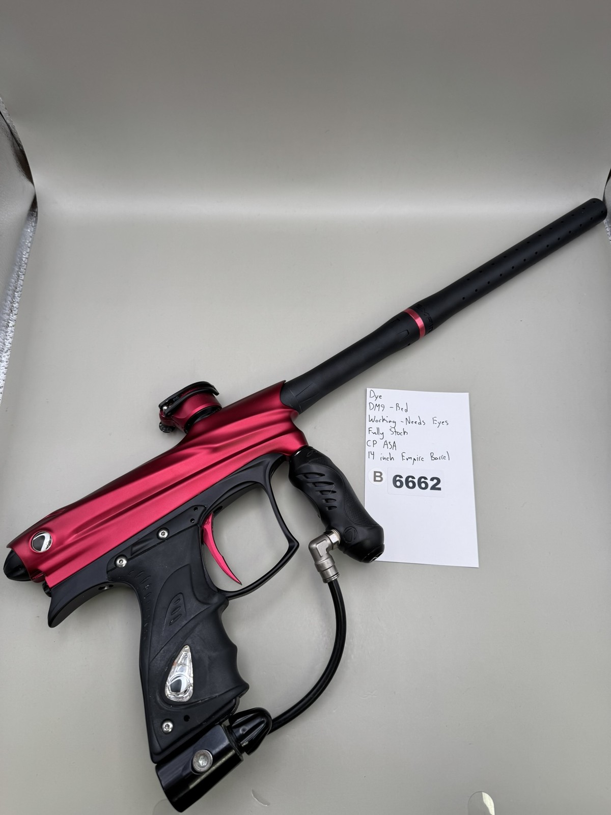 Dye DM9 Paintball Marker Red
