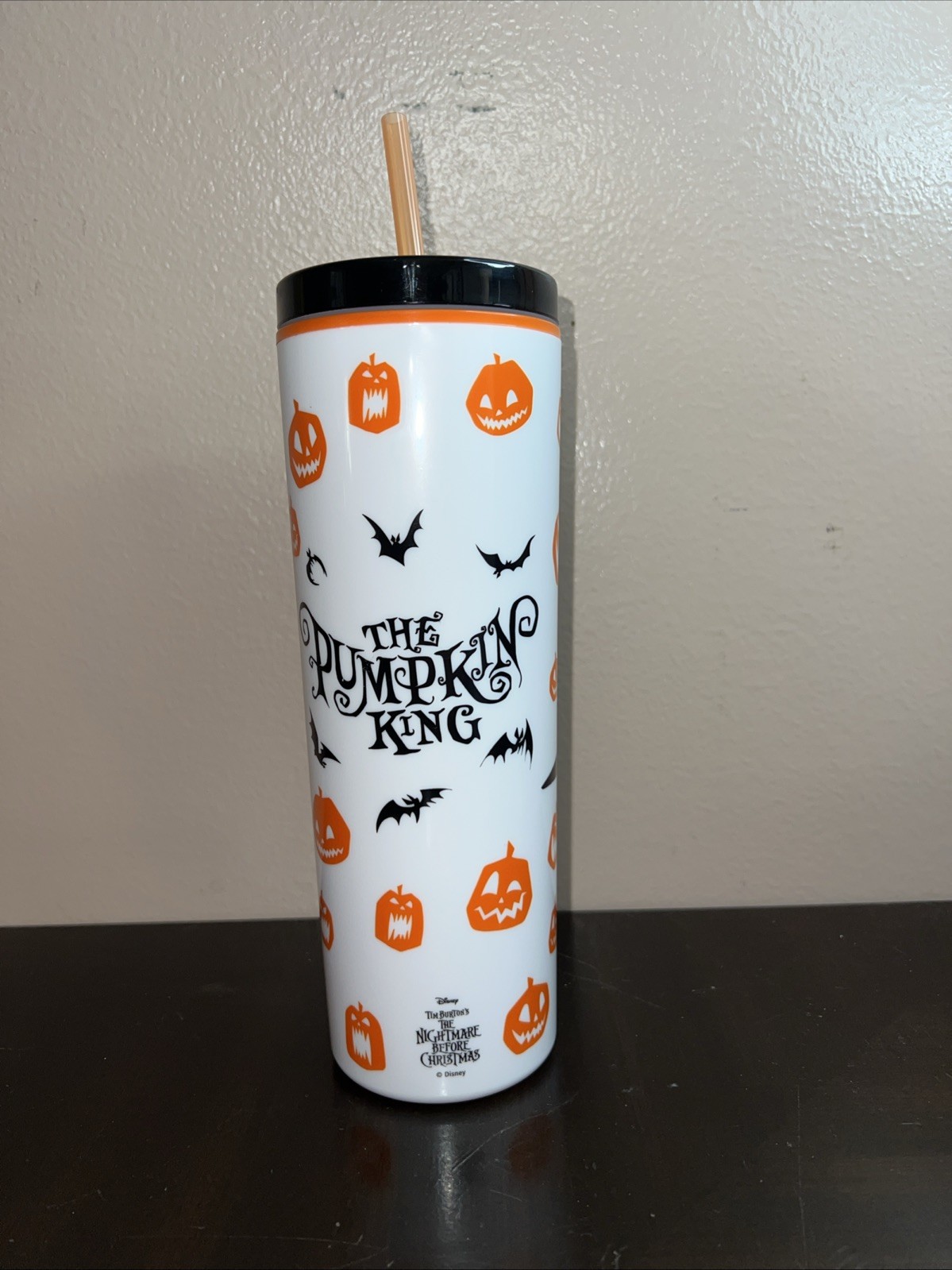 Nightmare Before Christmas 22.5 Oz Bravo Tumbler Zak The Pumpkin King
