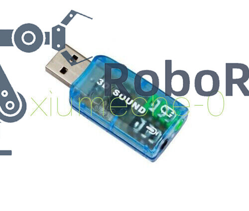 CM108 Chipset USB 2.0 to 3D AUDIO SOUND CARD ADAPTER VIRTUAL 5.1 CH Sound Track