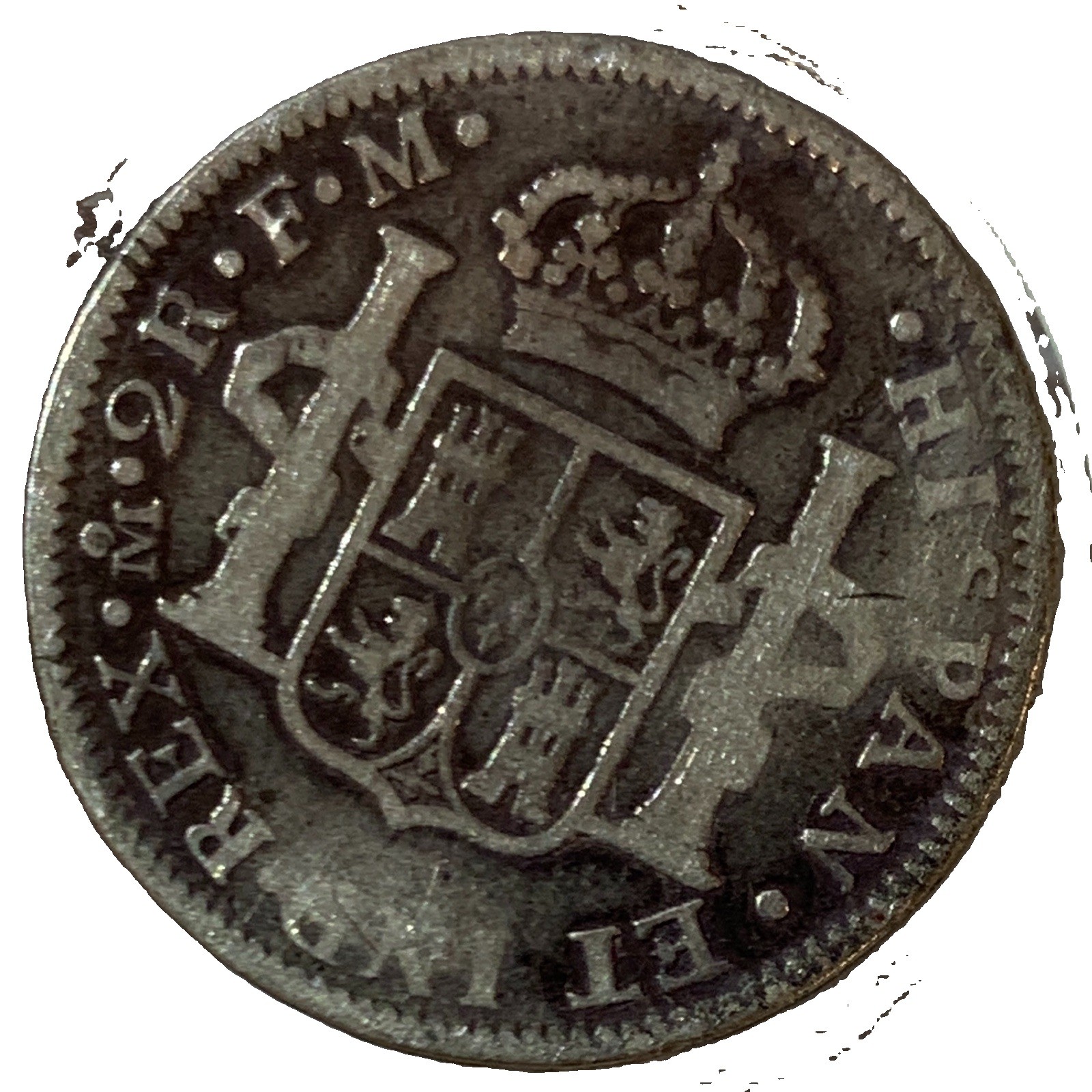 💥💥1789 MEXICO 2 REALES SILVER COIN, VF ⭐⭐