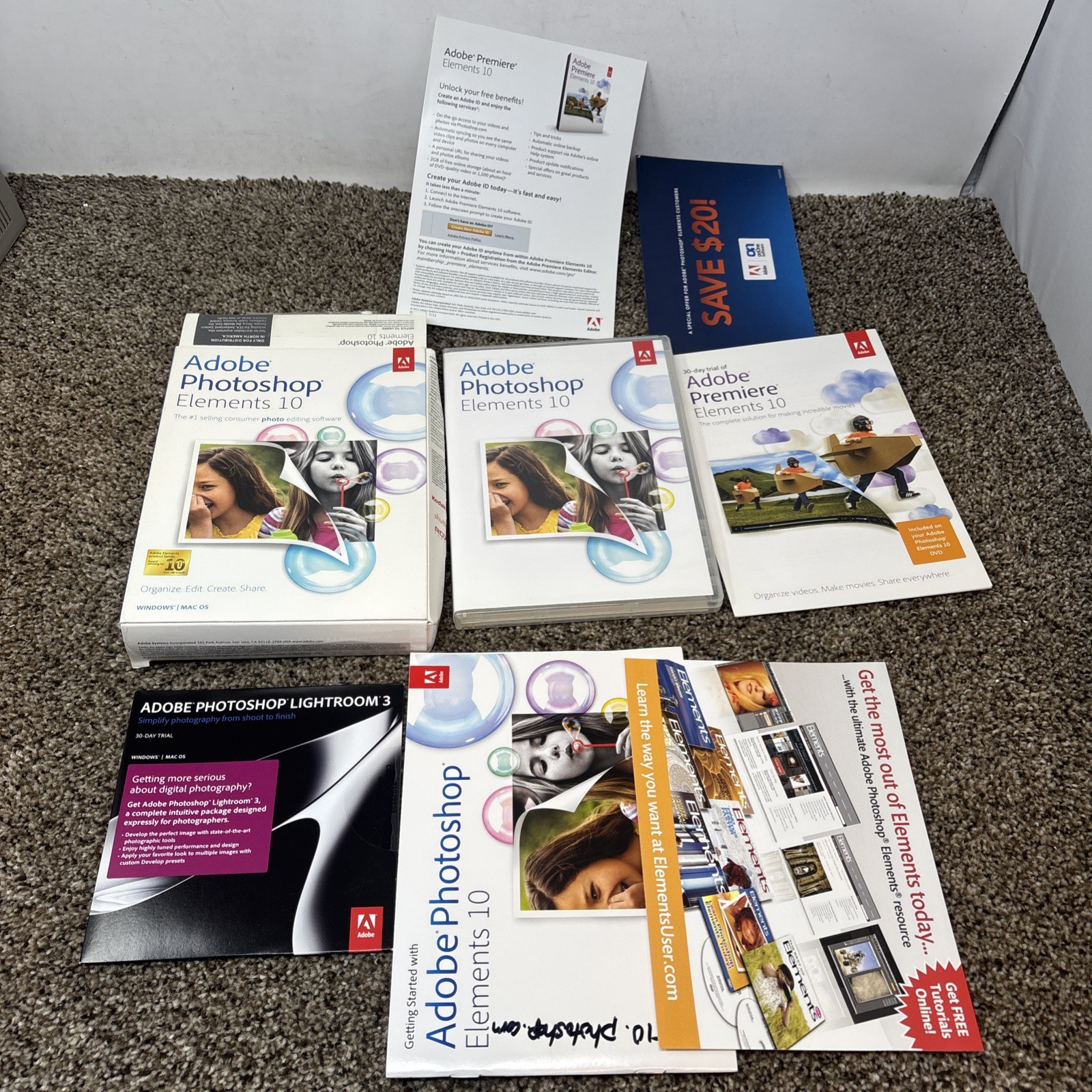 Adobe Photoshop Elements 10 And 13 Win/Mac BAD CODES READ!