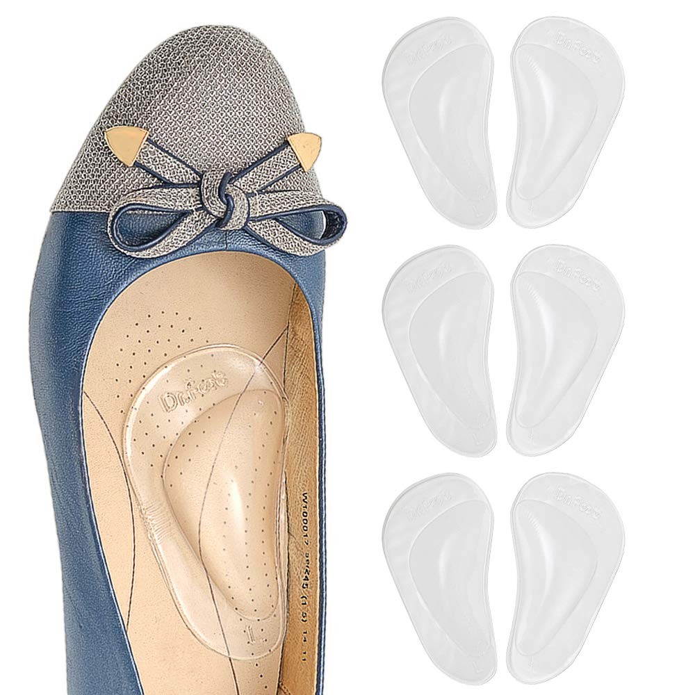 Dr. Foot's Arch Shoe Insoles for Flat Feet, Arch Inserts for Plantar Fasciiti...