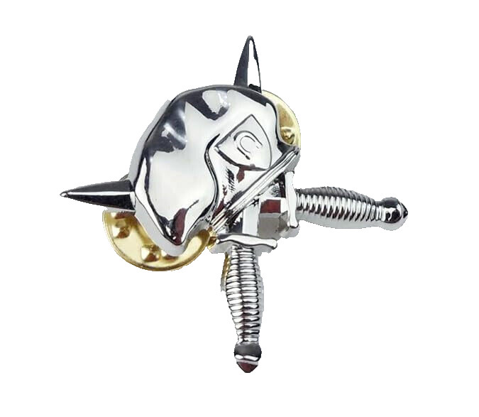 US ARMY SPECIAL FORCES BERET DAGGER PIN HAT BADGE SILVERY Double clutch pin back