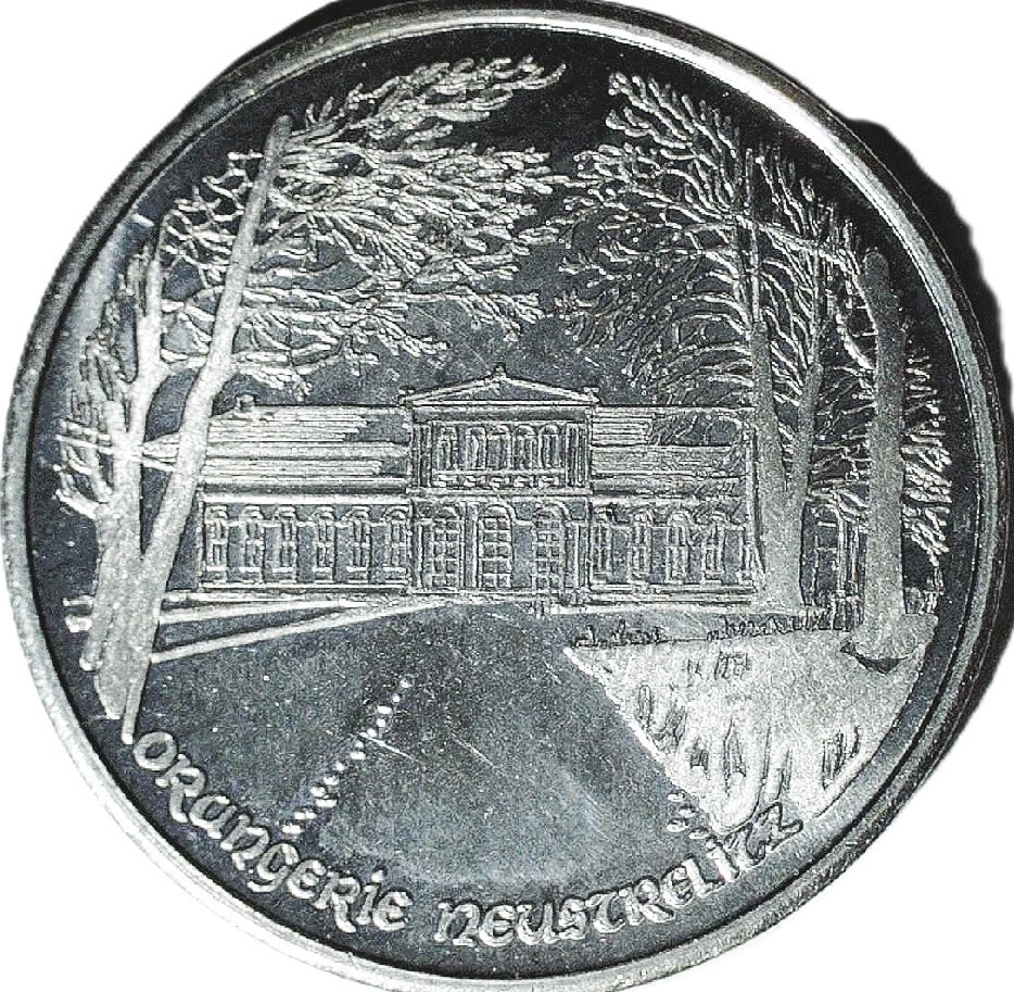 ORANGERIE NEUSTRELITZ MEDAL - GERMANY - EC 6958