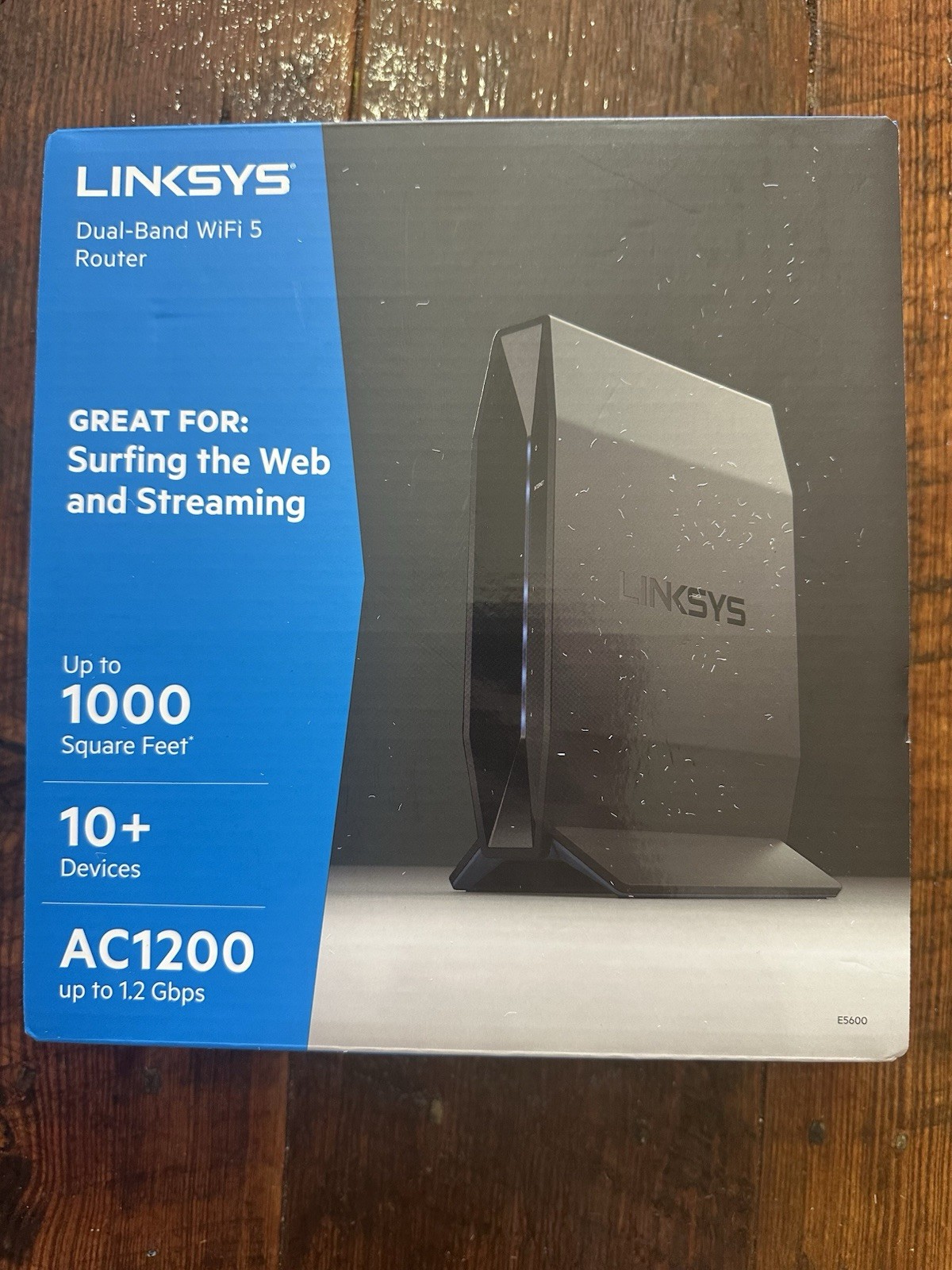 Linksys Dual Band WiFi 5 Router New in Box AC1200 1.2 GPBS