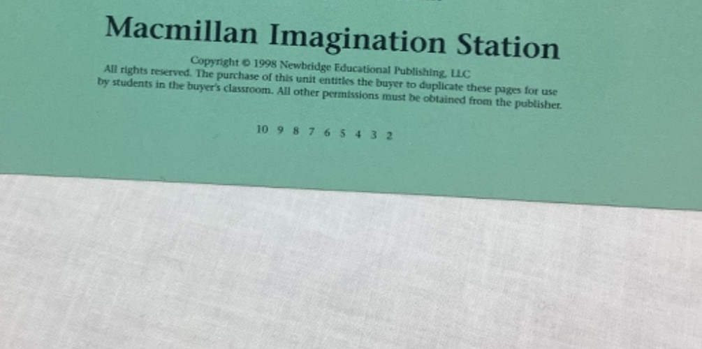 Macmillan IMAGINATION STATION Newbridge Educational Program Homeschool