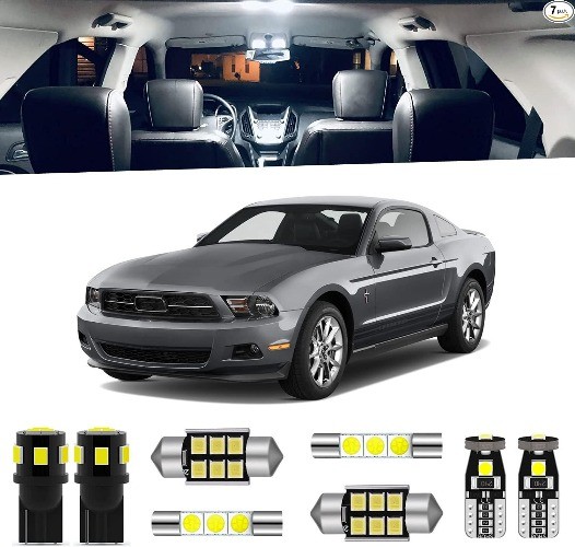 7-Pieces Super Bright Interior LED Light Kit 2010 2011 2012 2013 2014 White 6000