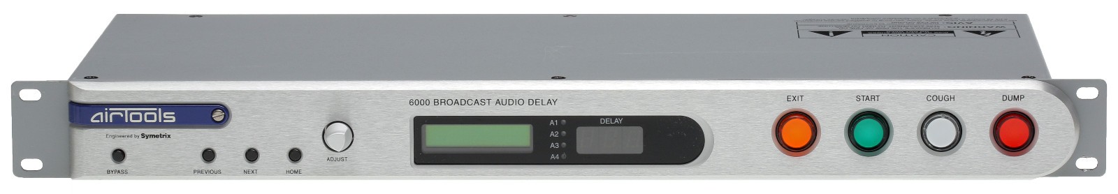 Symetrix Airtools 6000 Broadcast 40 Sec Profanity DUMP Button Delay XLR Balanced