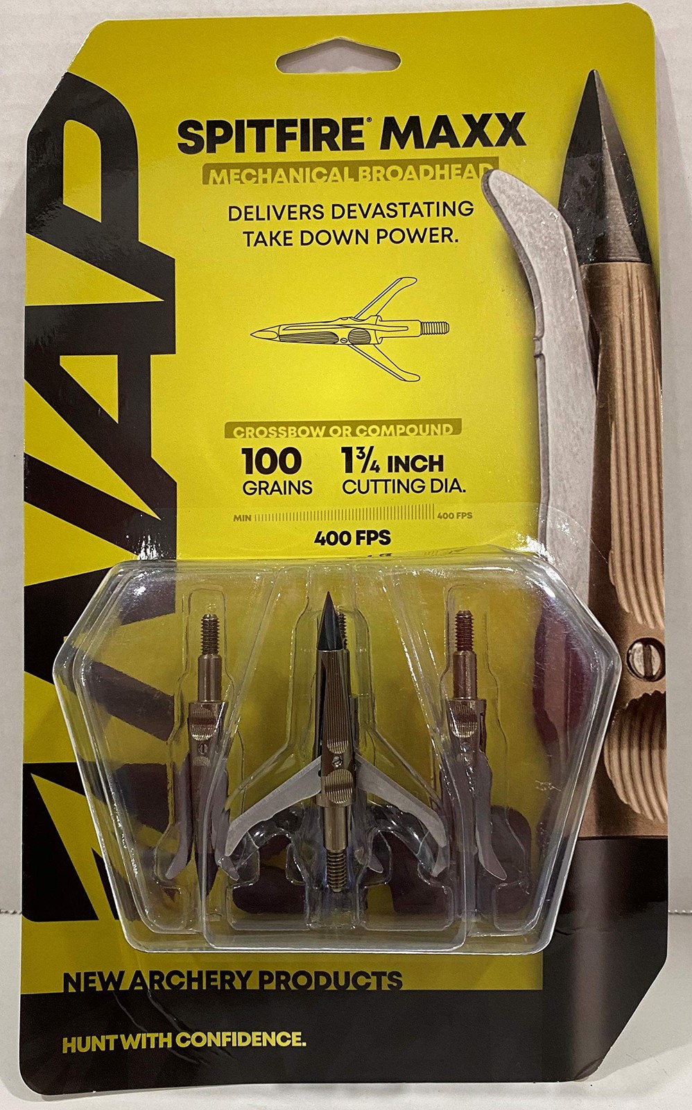Spitfire MAXX 100 Grain Broadhead 4PK