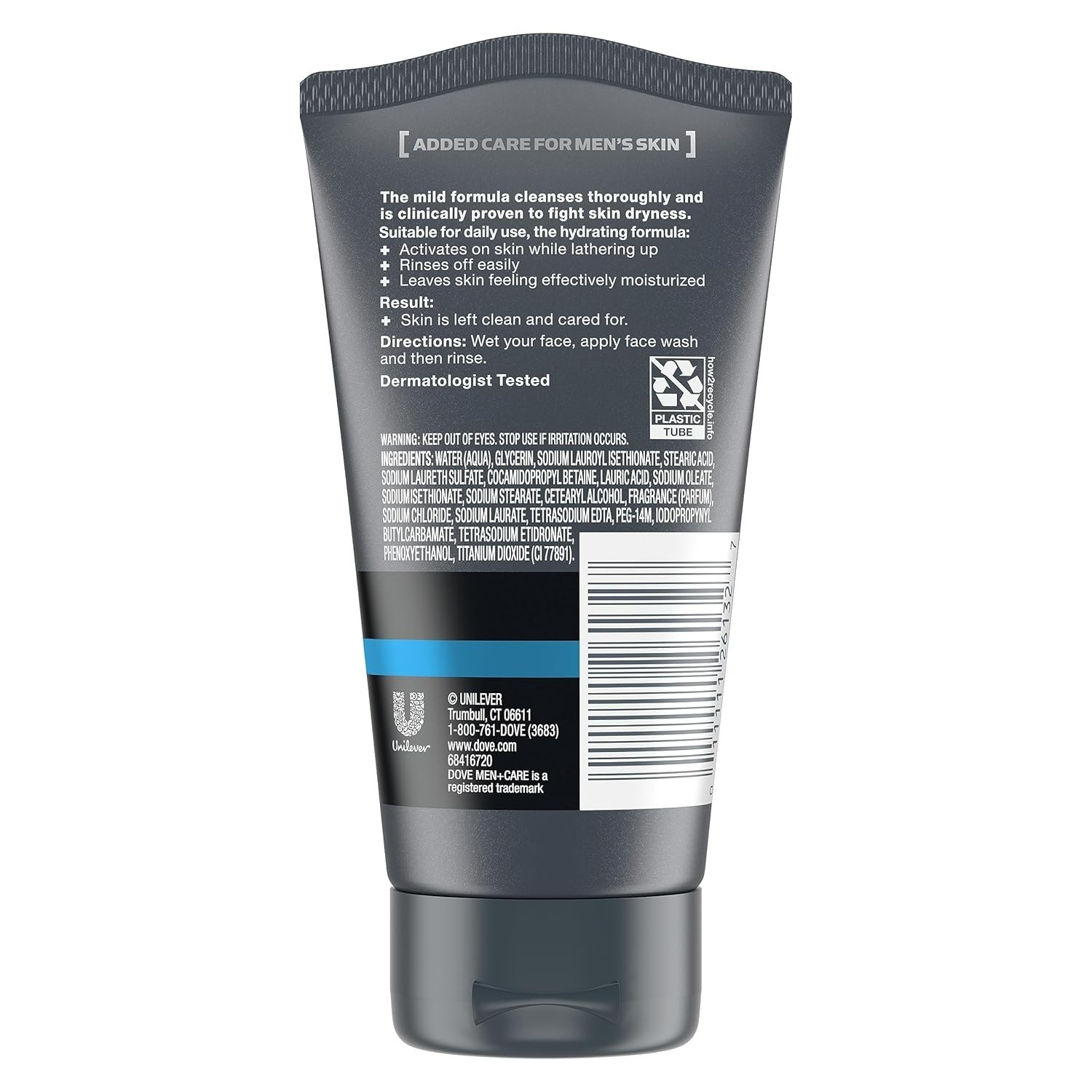 Hydrating Face Wash for Men, 5 fl oz - Moisturizing Formula