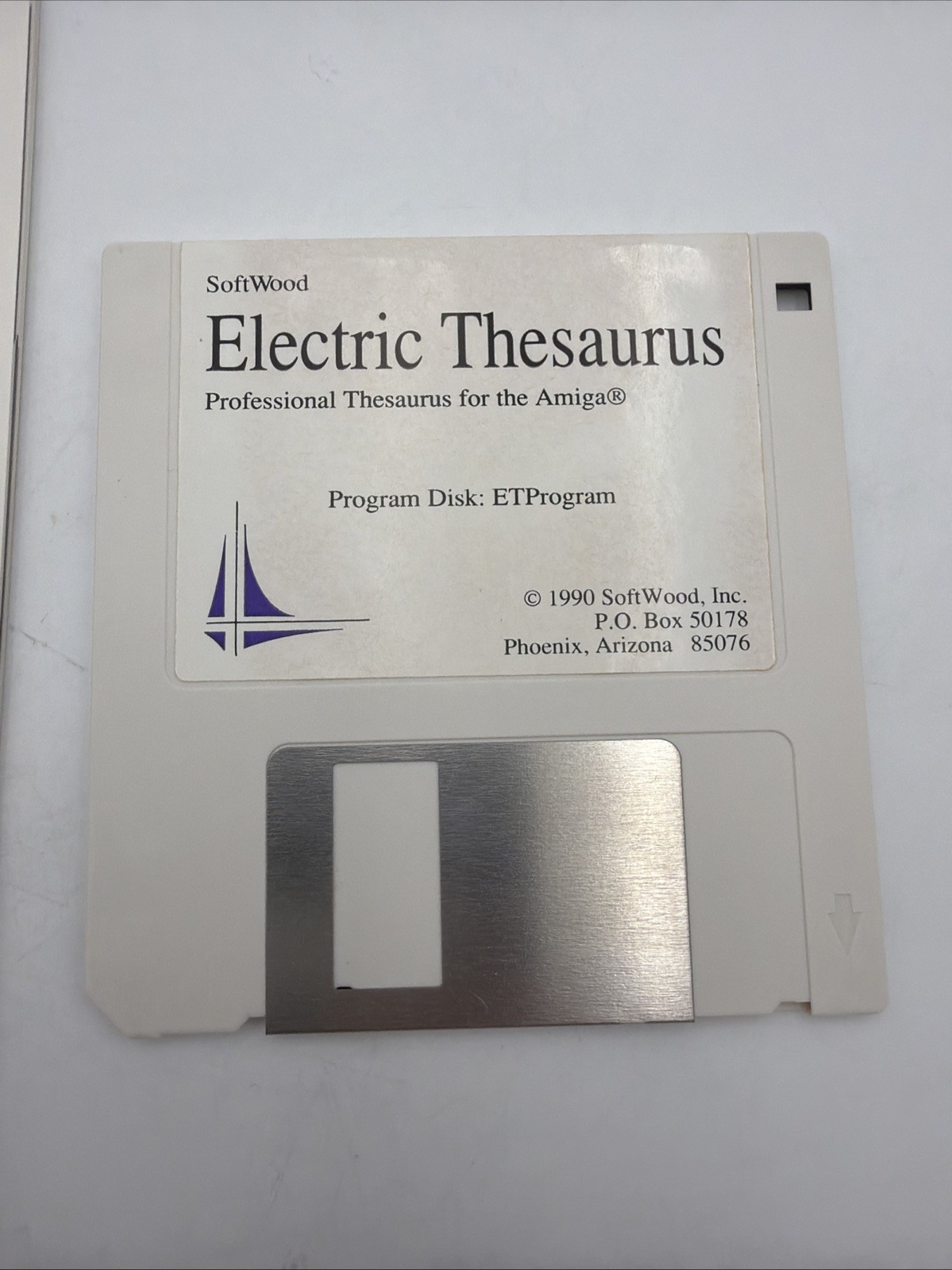 SoftWood Electric Thesaurus v2.0 Commodore Amiga Manual Disk Tested Working