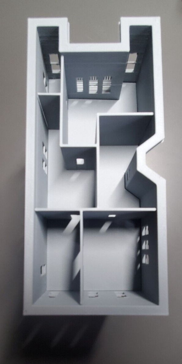 N Scale Building Brownstone