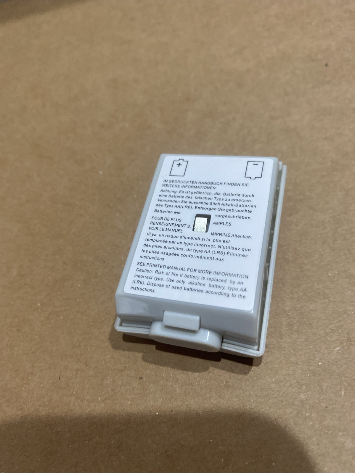 black Battery Pack for Xbox 360 Wireless Controller Microsoft Cover Replacement