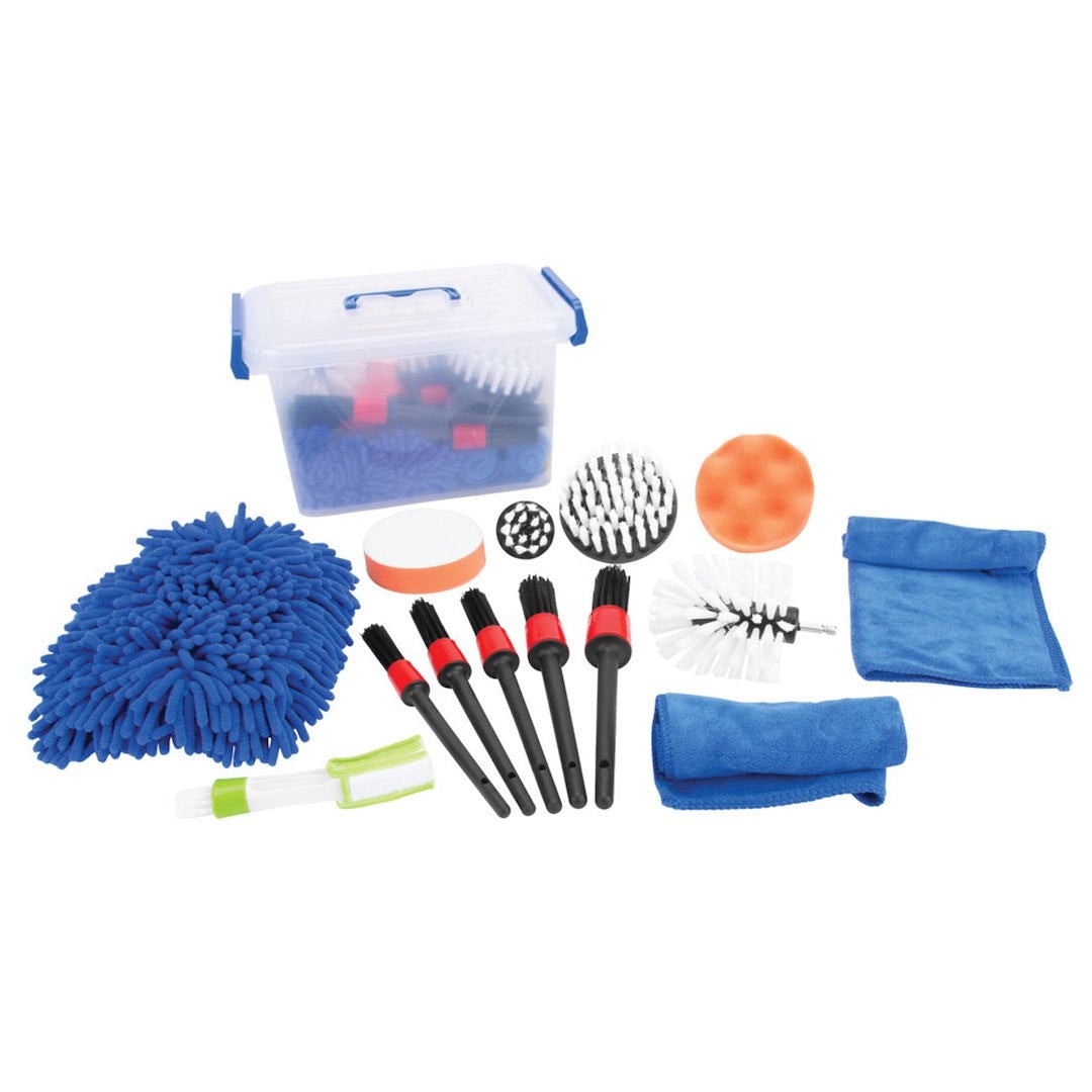 PERFORMANCE TOOL W4992 16PC POWER BRUSH DETAILING KIT