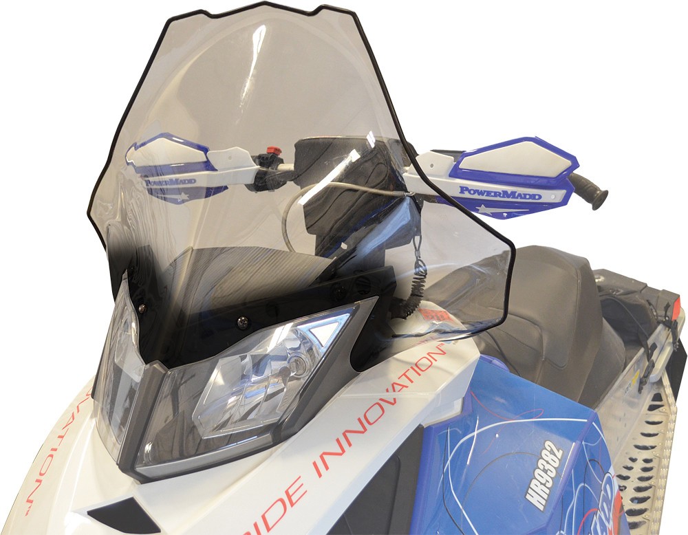 Powermadd 13441 Windshield 20in. Clear with Black Fade