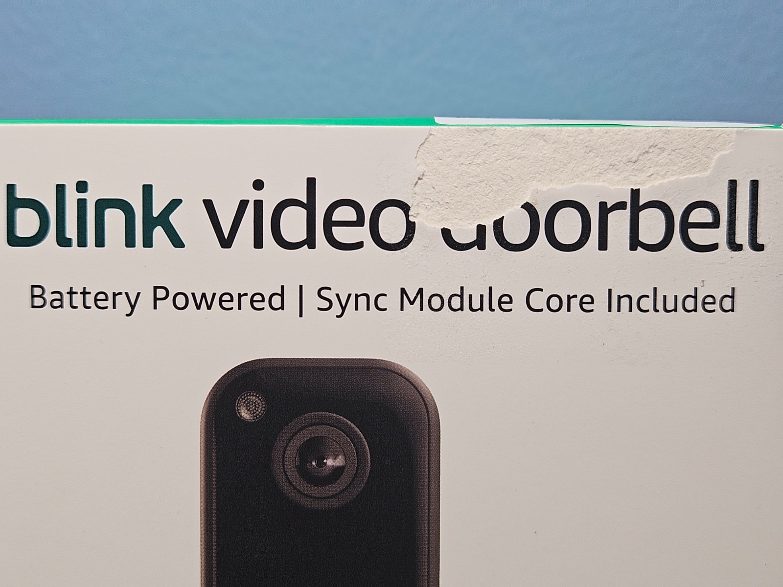 Blink Video Doorbell Battery Powered Sync Module Core Included - New & Sealed