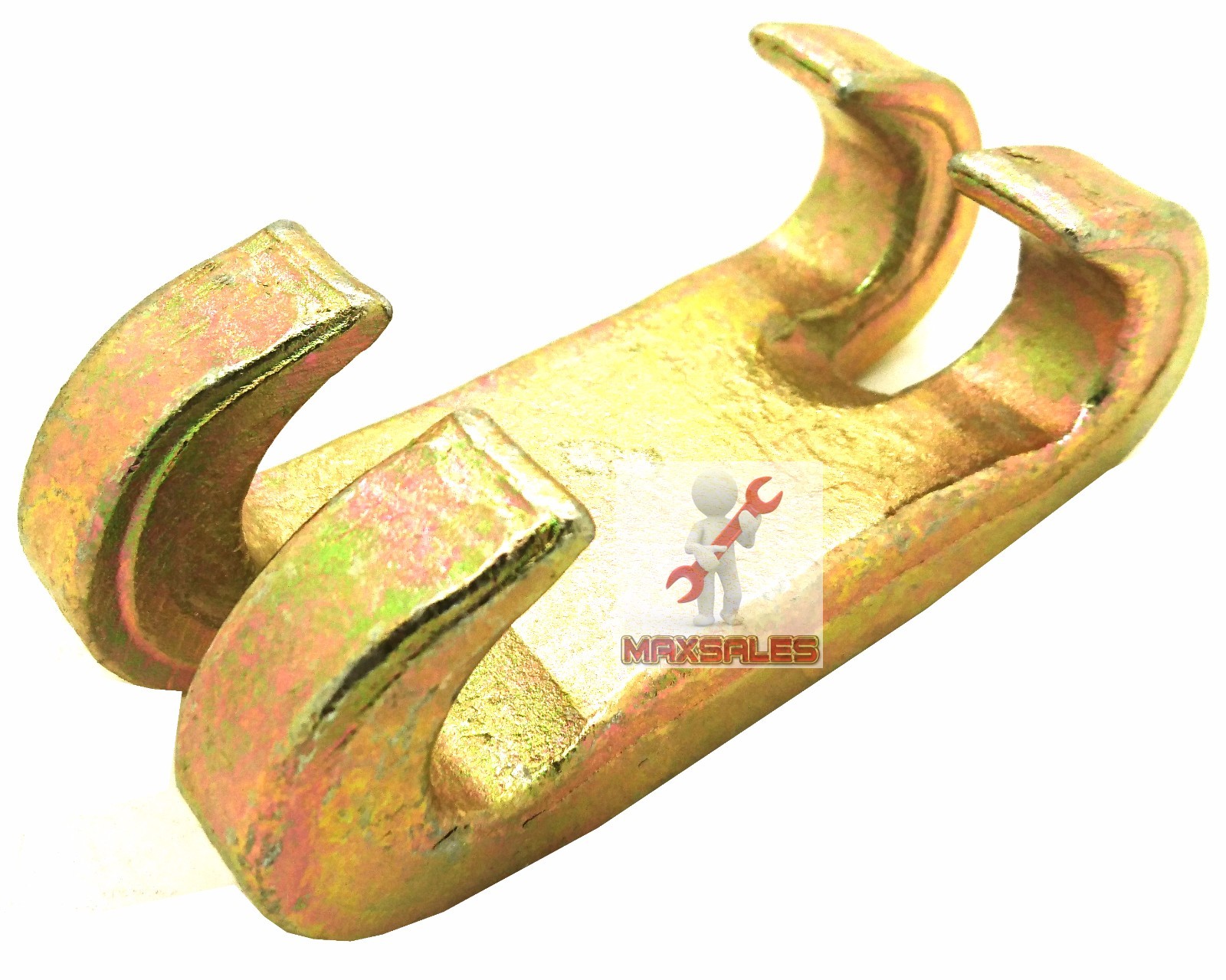 3 Ton C-Clamp Double Claw Hook Chain Sorter Double Hook Bumper Hook Pull Clamp