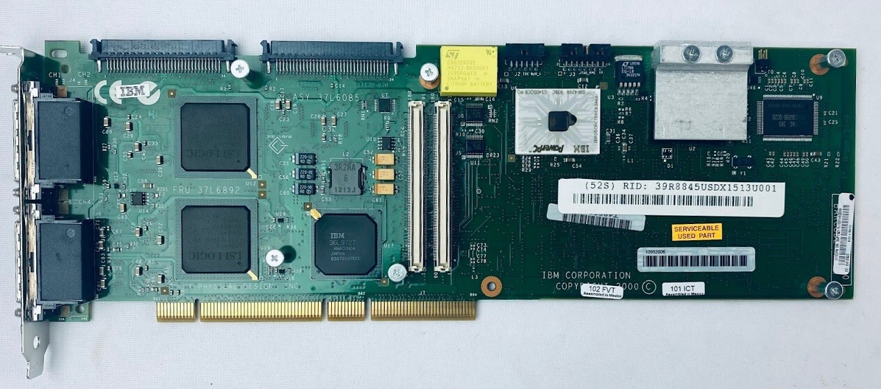 IBM 37L6892 SCSI Controller Card