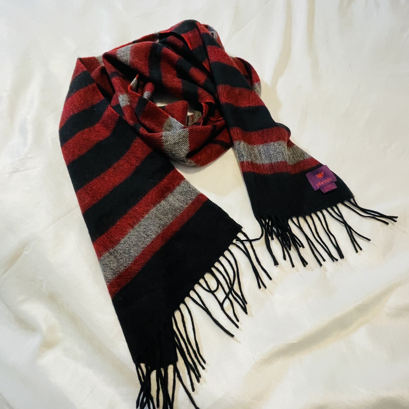 Wool Acrylic Scarf Phenix