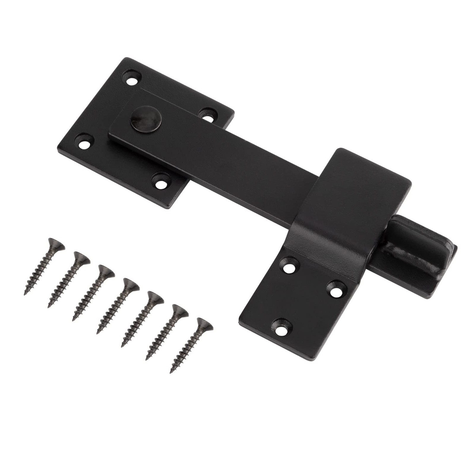 6" Heavy Duty Farm Flip Gate Latch,Solid Barn Door Latch Lock Hardware for Ou...
