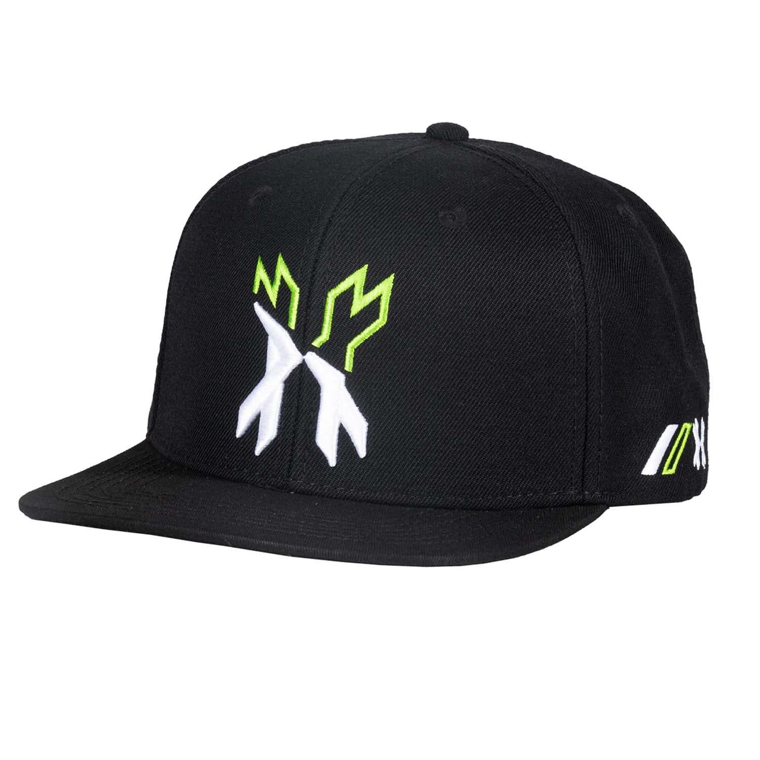 HK Army Snapback Hat - Split - Black / Green / White