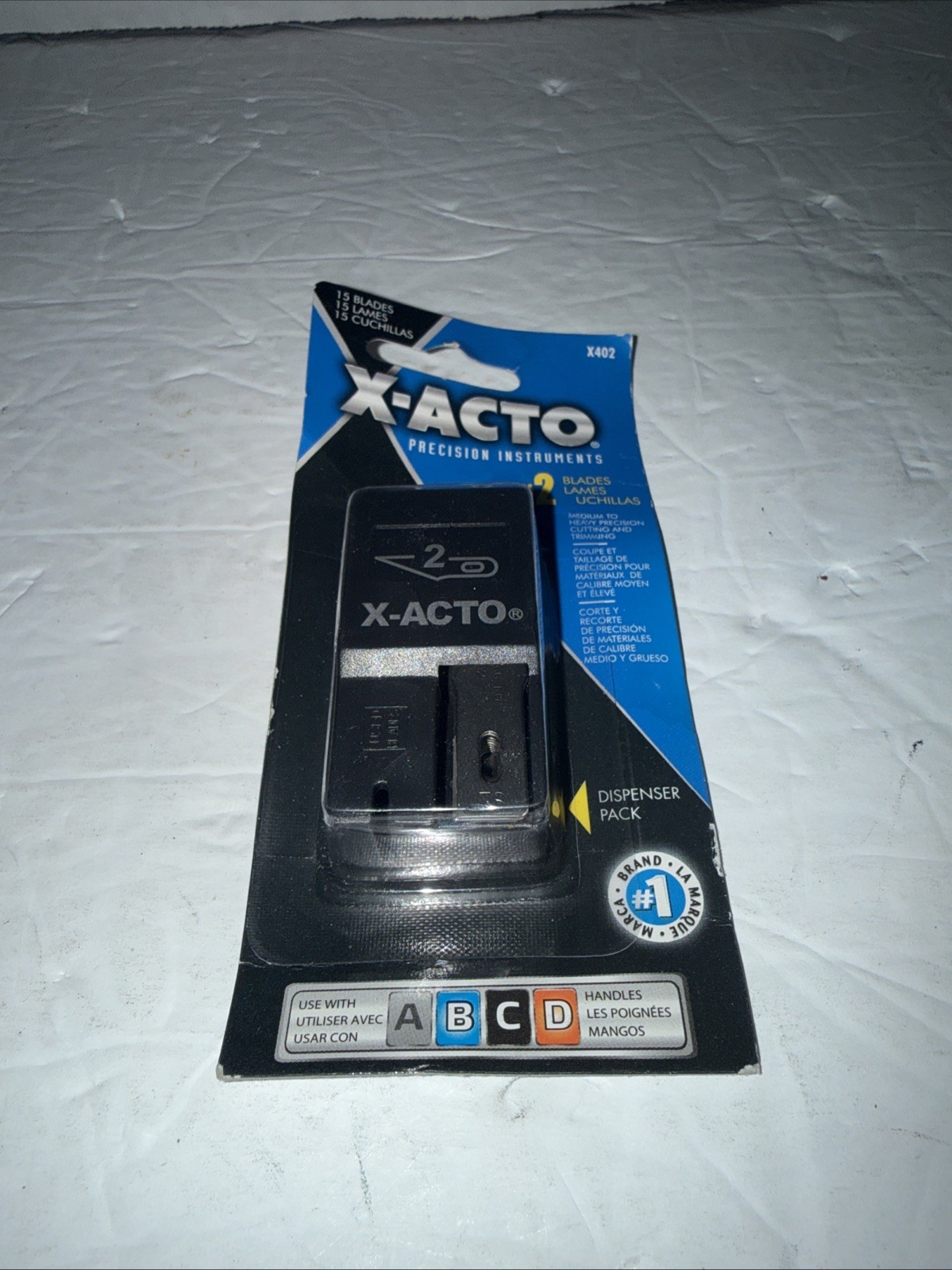 X-ACTO - #X402 - No. 2 Large, Fine Point Blades - 15 Pack - NOS