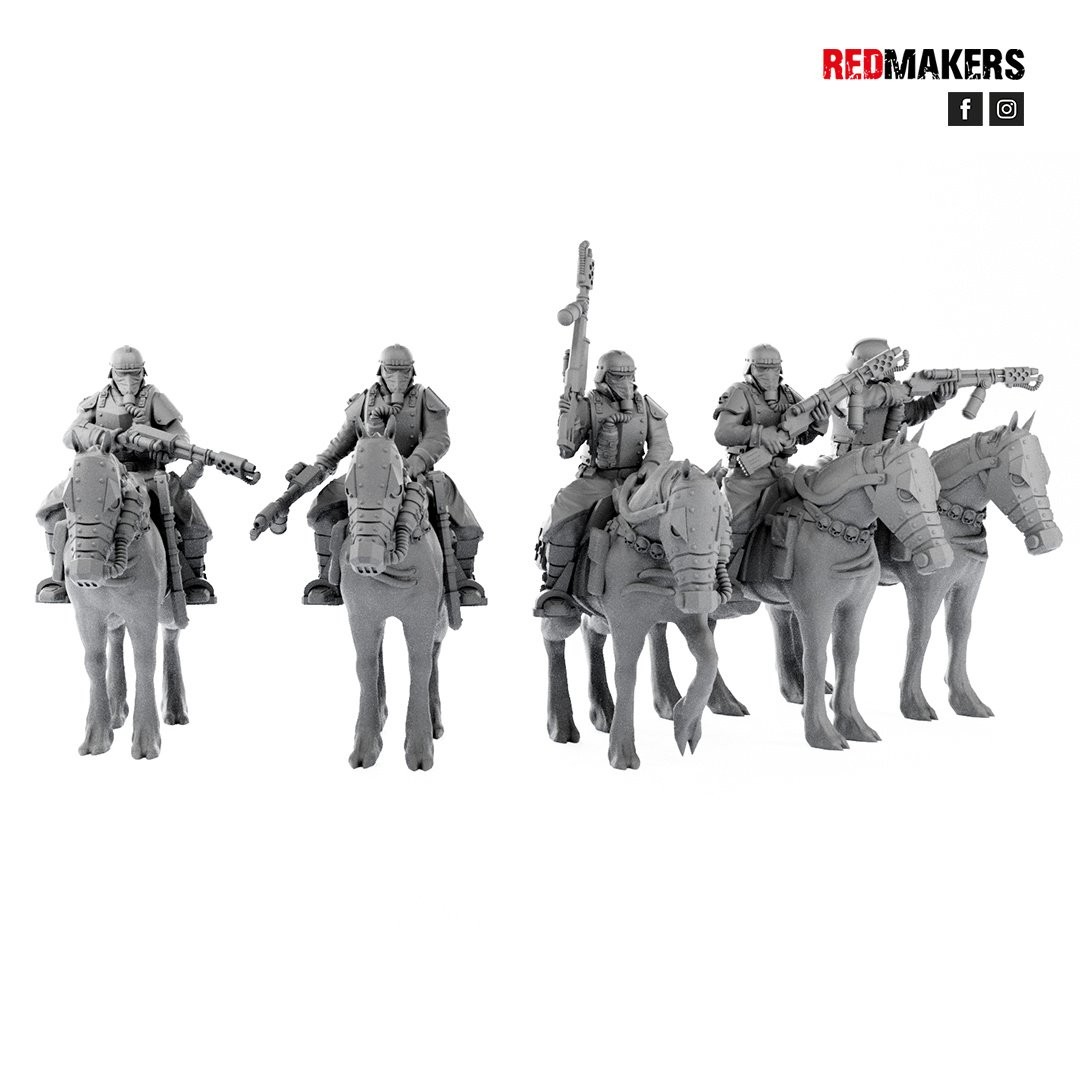 DEATH DIVISION CAVALRY FLAMER SET (5U)