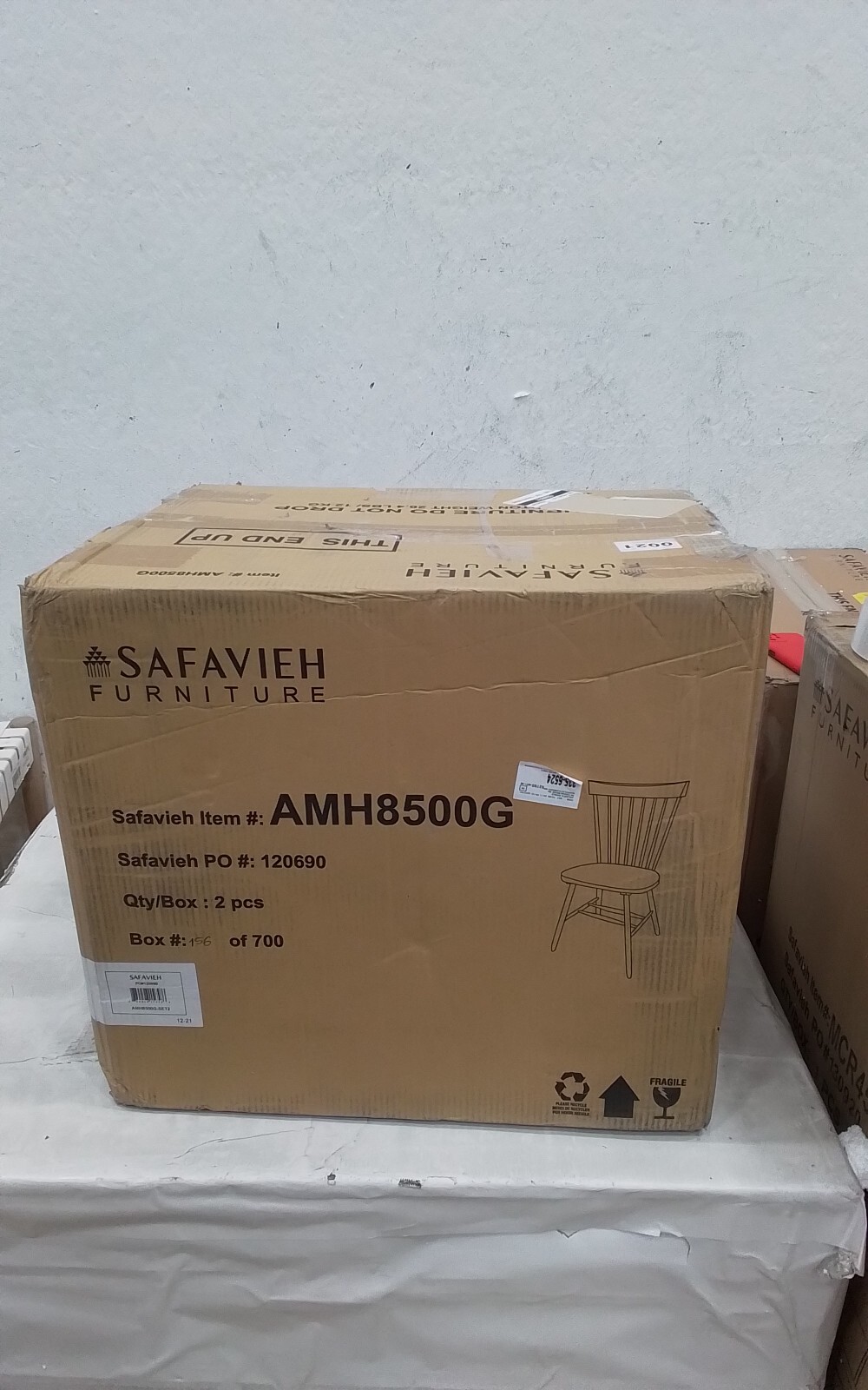 Safavieh PARKER SPINDEL SIDE CHAIR, Reduced Price 2172733803 AMH8500G
