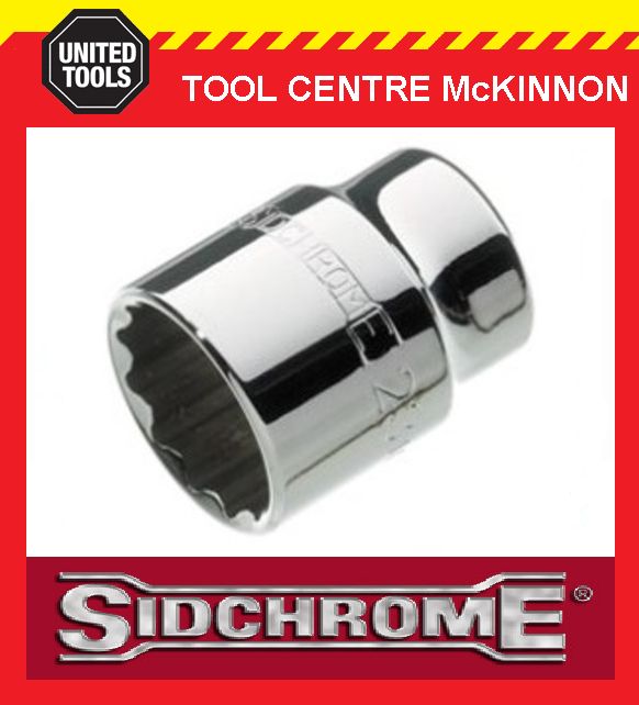SIDCHROME SCMT14436 1/2” DRIVE 12pt 1-1/16" TORQUEPLUS STANDARD SOCKET