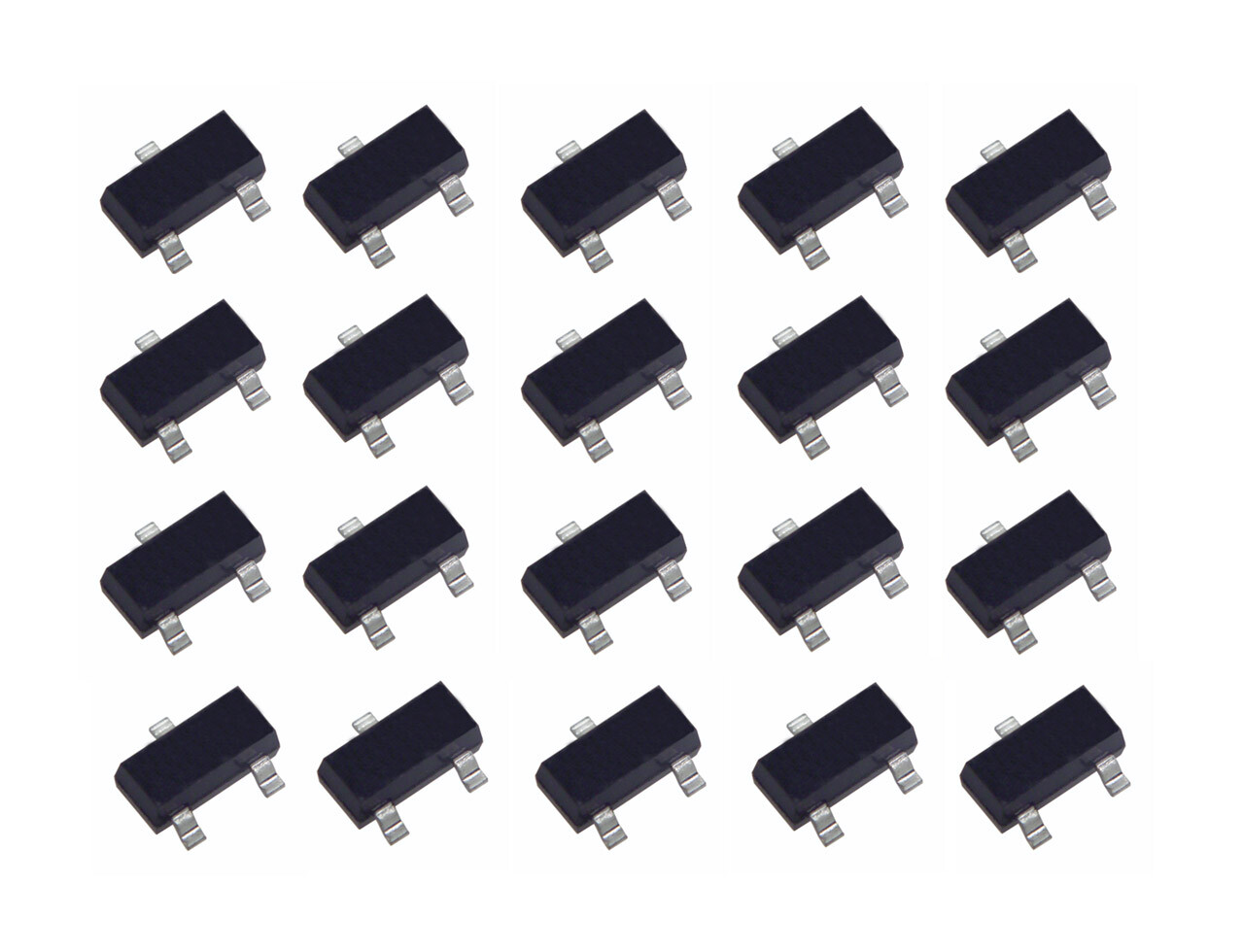 20 Pcs Pack Lot SOT-23 Triode Transistor SMD Surface Mounted BC817 BD817-25 6B