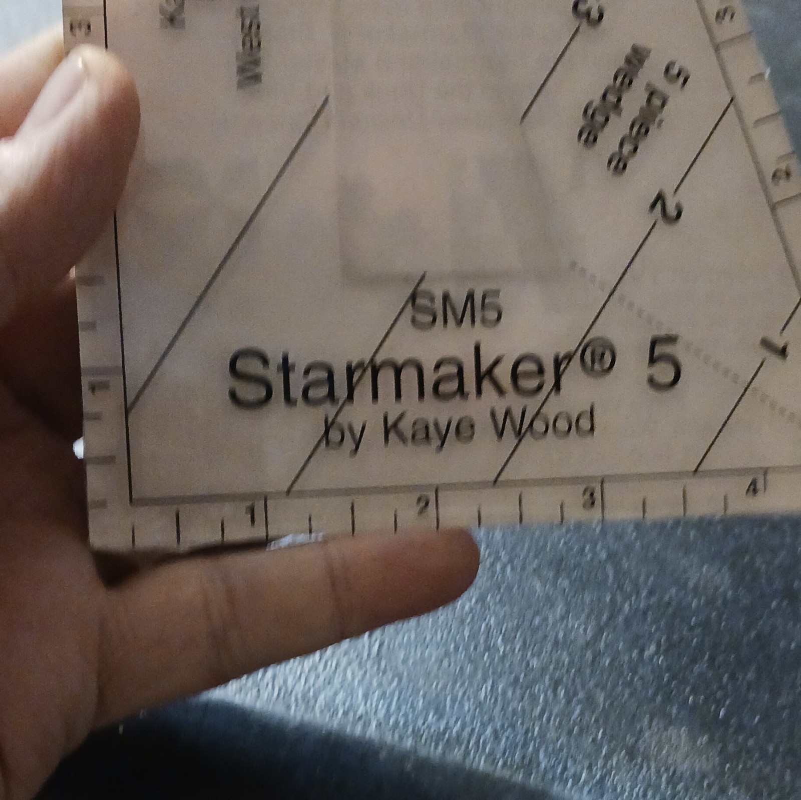 Kaye Wood Starmaker 5 Master Template SM5 for Strip Cut Quilts Quilting Tool