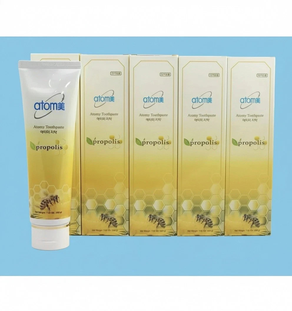 1 pieces Atomy Toothpaste Plus Oral Care with Propolis 200g x 1Pcs Free-shiping
