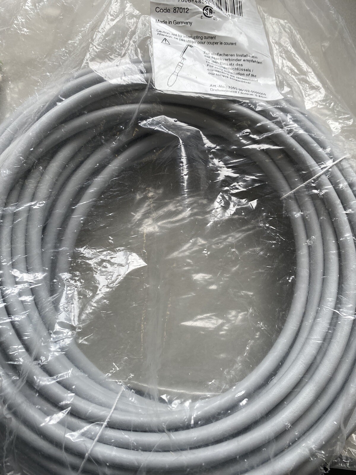 7000-48051-2861500 Murrelektronik 90° Male (M12) to Straight Male (M12)