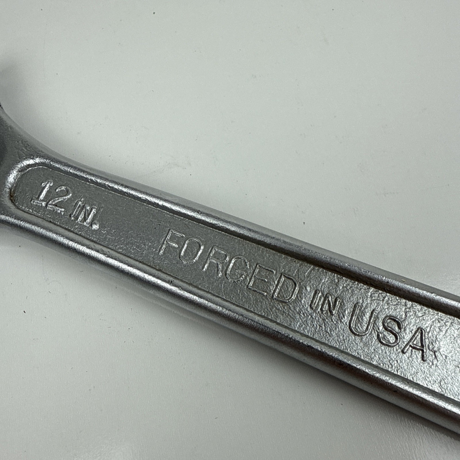 Vintage Craftsman 12" Adjustable Wrench 44605 Forged in USA 300mm Excellent