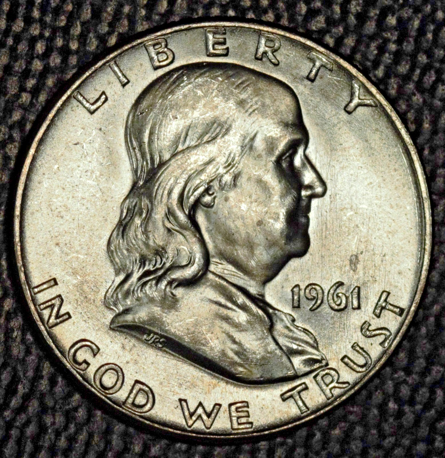 1961-D Franklin Half Dollar, Very Choice BU