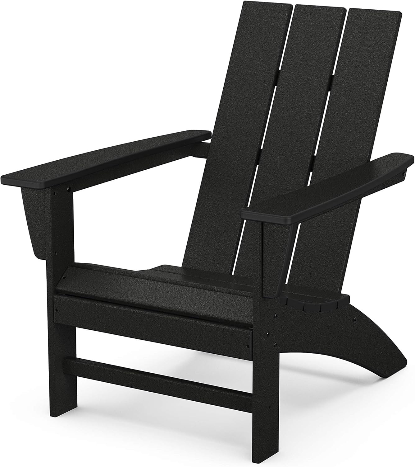 POLYWOOD Modern Adirondack Chair – All-Weather Outdoor Lawn Adirondack Chairs –
