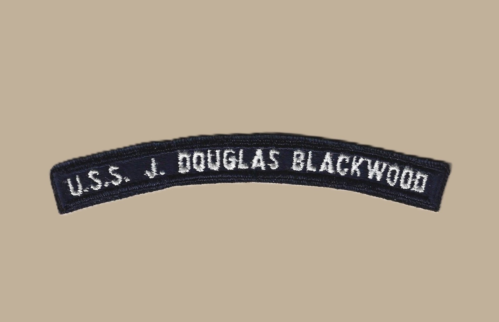 US Navy DE-219 USS J. Douglas Blackwood Destroyer Escort UIM Rocker Tab (01)
