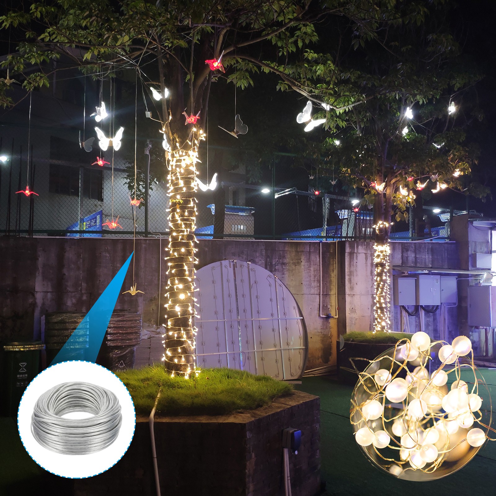 98.4Ft 20/2 PVC Covered Wire, 300V Electronic Wire