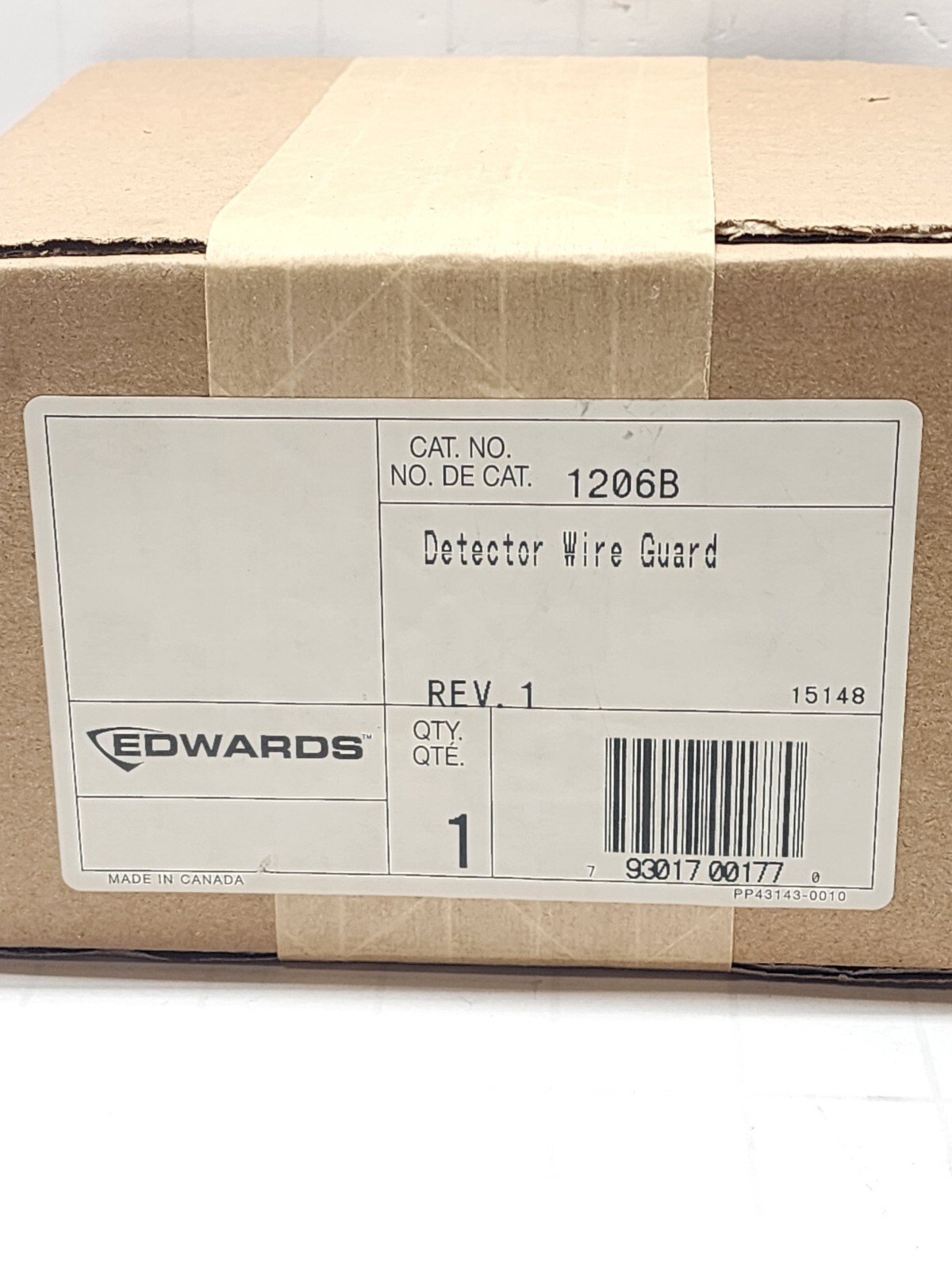 NEW EDWARDS EST 1206B DETECTOR WIRE GUARD
