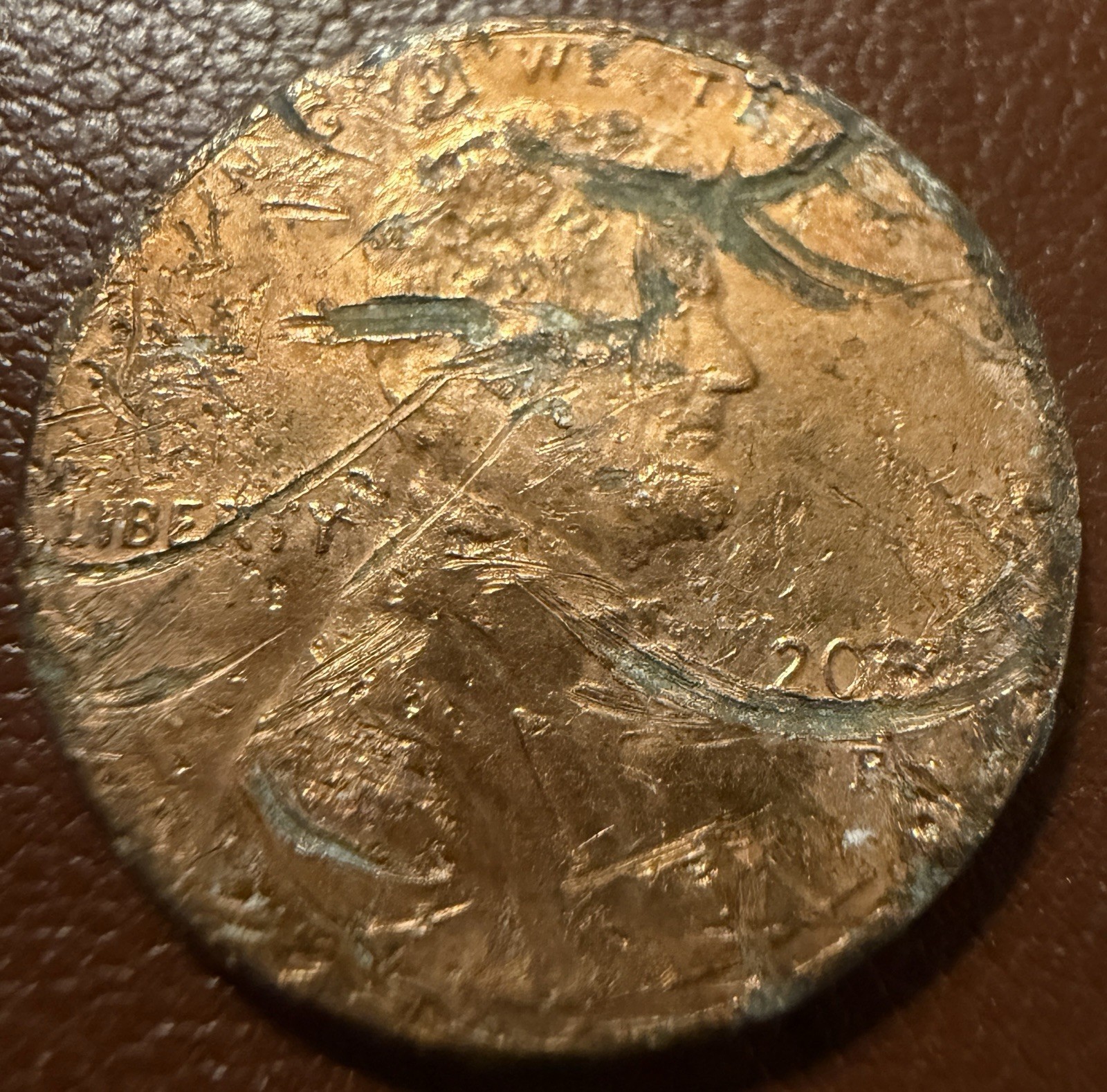 20?? P Lincoln Shield Penny With Errors (#394)