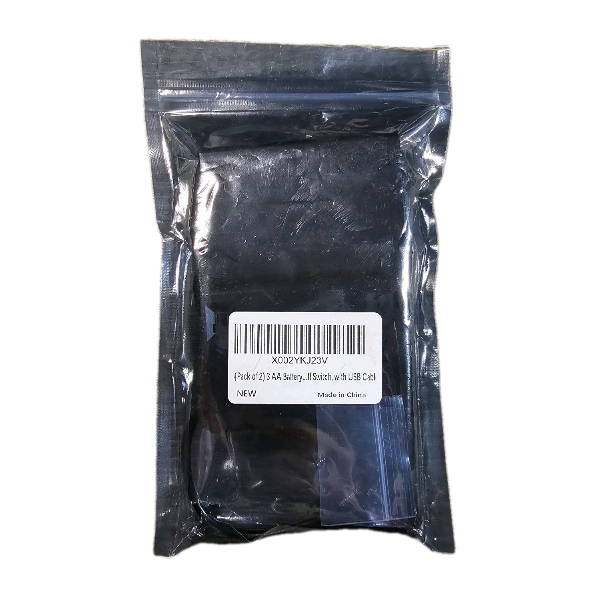 AAA Battery Pack With Switch - 2 Pack New