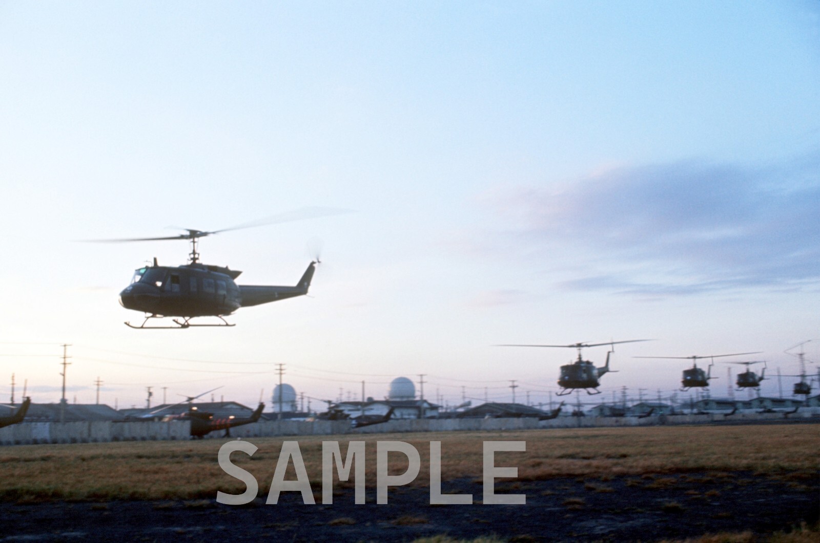 UH-1D Huey Helicopters on way to get POWs 13"x 19" Vietnam War Photo Poster 89