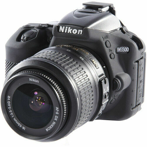 easyCover Nikon D5500 / D5600 Silicone Camera Case Black FAST FREE US SHIPPING