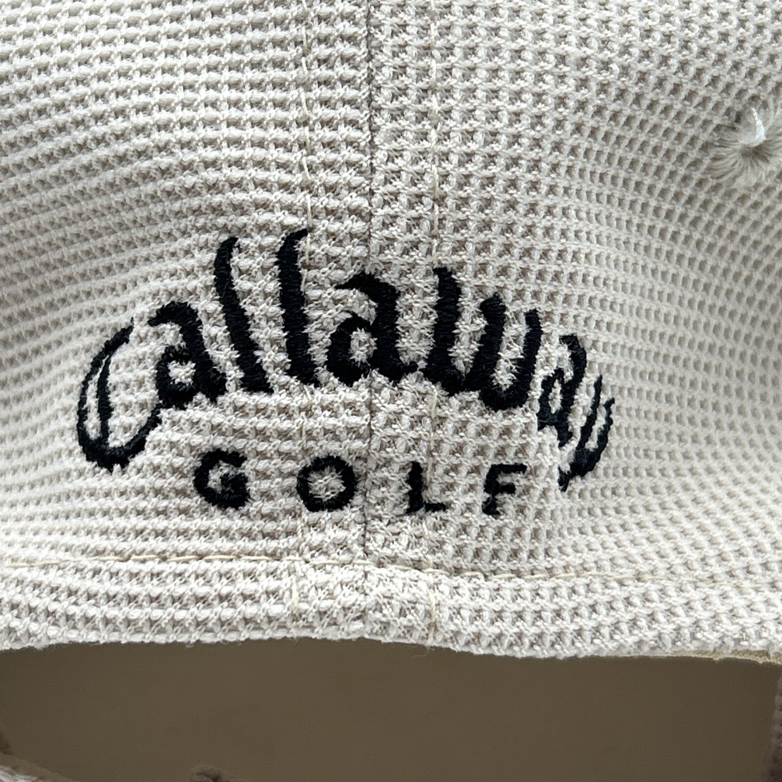 Callaway Golf X Series Men’s Golf Hat, Adjustable Hook And Loop Strap Beige