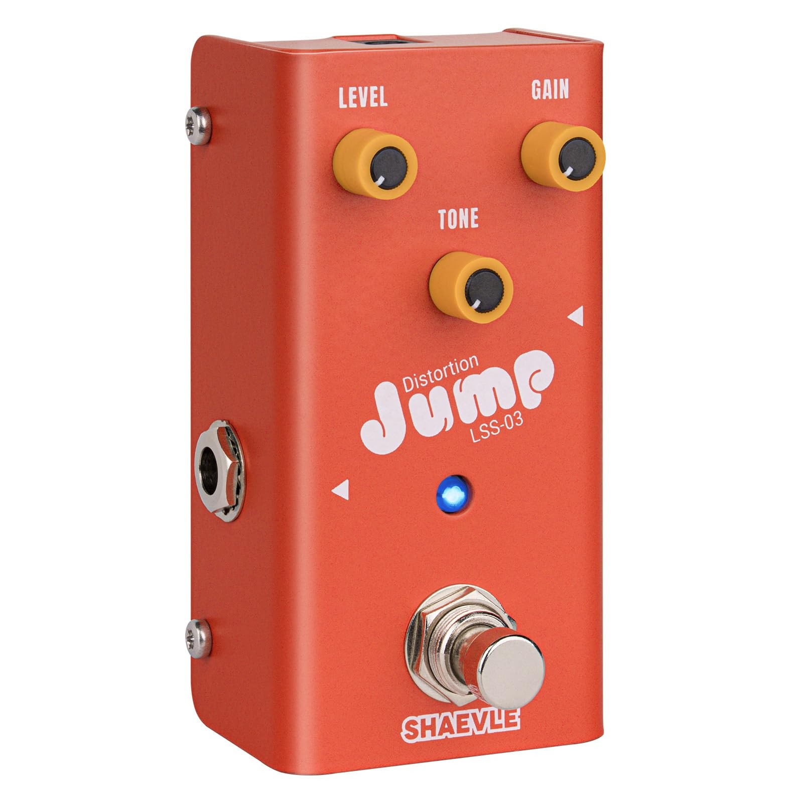 Distortion Guitar Pedal Crunch-Style – All-Analog Circuit, True Bypass, Compa...