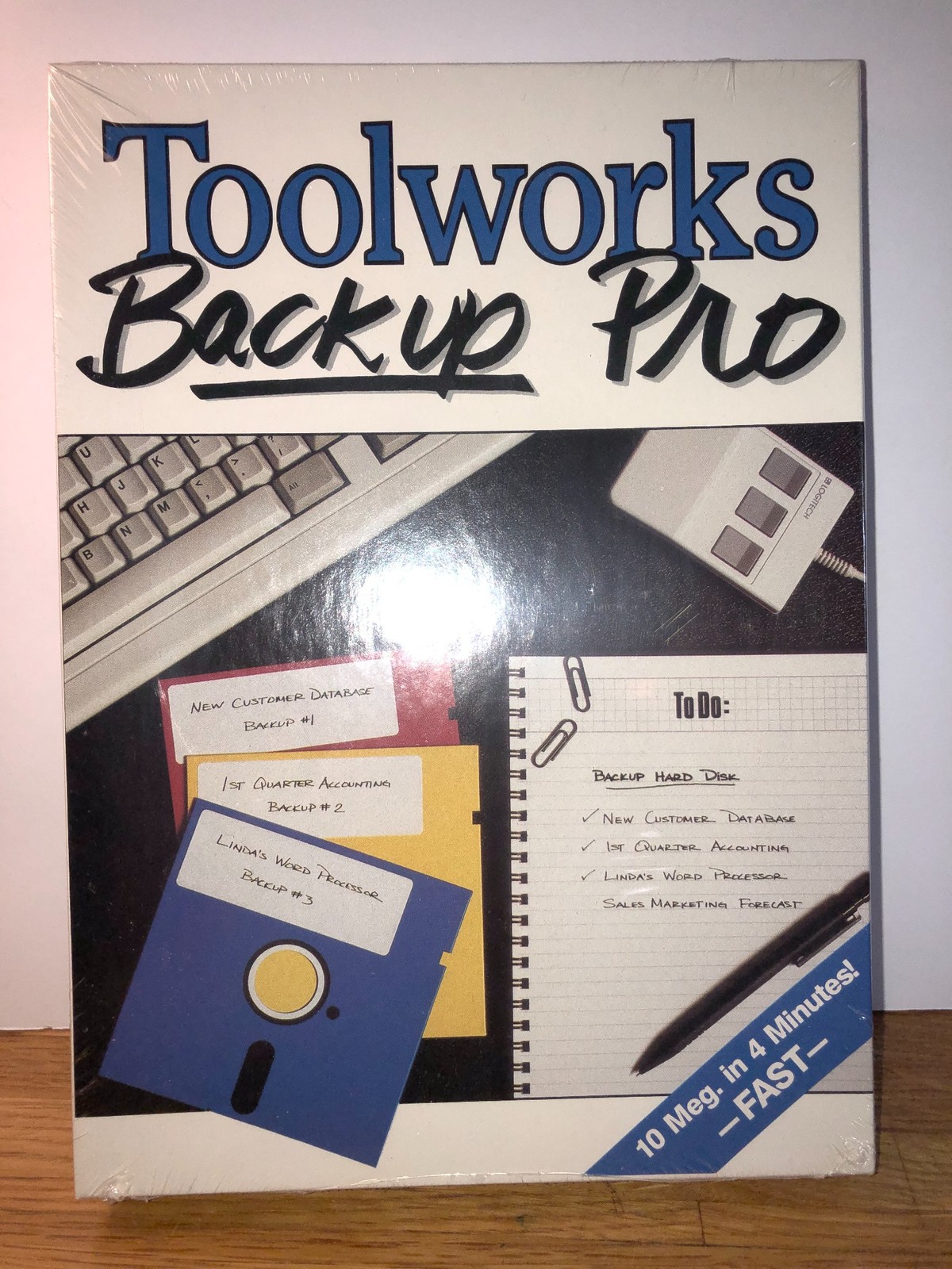 SEALED NEW ~ Toolworks Backup Pro Software IBM PC DOS ~ RARE VHTF in BOX
